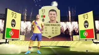 Cristiano Ronaldo in a pack fifa 20 (Buscando a Messi rojo y sale el bicho.