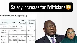 Salary increase of R100 000 for all politicians😳😳🚨🚨