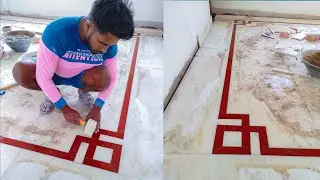Marble Corner Border Design || Marble Border Design