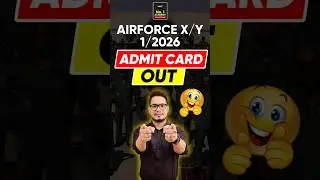 Good News😍AIRFORCE XY 1-2026 ADMIT CARD OUT | Airforce Exam Date & City Out | Airforce Admit Card