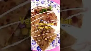 yellow matar paratha very delicious 😋 yummy 😋 tasty 😘 desi style