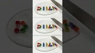 Alphabet Bead Slime ASMR | Pure Crunch Sounds & Visual Triggers