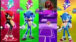 Sonic & Knuckles Play Baby Shark Trap Mix | Tiles Hop EDM Rush Gameplay