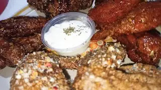 WINGZ FLAVORED CHICKEN  5flavors with Signature Java Rice and Ranch dressings