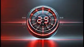 1 Hour Timer - 1 Hour Countdown &ndash; Fuchsia Red Screen 4K