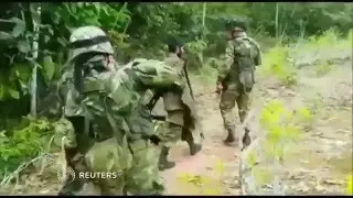 Colombian Soldier Recovering After 23 Days In Jungle