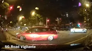 1jan2019 transab taxi toyota prius #SHD5713C dangerous illegal uturn @ middle rd & nicol highway.