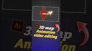 Map Animation Video Kaise Banaye | 3D Map Animation Ai Video Editing