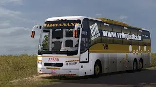 🔴 VRL Travels - Volvo Sleeper Bus [Mumbai to Bangalore] Awesome Driving - ETS2 Indian Mods