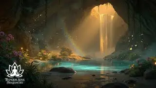 Emotional Healing Music ~ Calm Ambient Waterfall for Anxiety Relief & Inner Balance