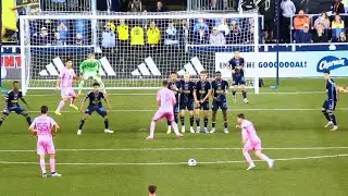 Lionel Messi vs Philadelphia Union | CRAZY FREE KICK GOAL
