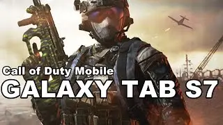 Call of Duty Mobile gameplay - Samsung Galaxy Tab S7 - DEX mode with PS4 game controller - HDMI OBS