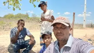 Começando a sapata da casa da roça
