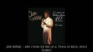 Juan Gabriel - Amor Eterno (En Vivo En el Palacio de Bellas Artes) [Slowed]