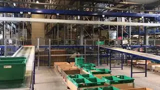 Magazijn rollerbanen