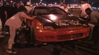 I-Streetrace.com - OTL/Real Talk Red Civic VS AMR Shank Civic EG!!!