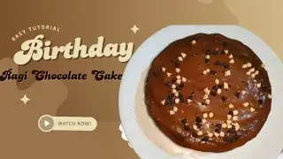 Kids Love This Ragi Chocolate Cake 😍 | Without Sugar & Chocolate | Healthy Cake Recipe