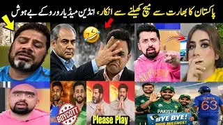 PAK Destroy BCCI | Vikrant Gupta Requesting Pak not Boycott India Match | PAK vs IND | Mohsin Naqvi