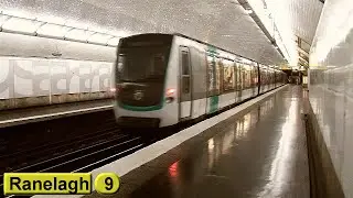 Парижский метрополитен : Ranelagh | линия 9 ( RATP MF67 - MF01 )