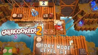 Overcooked 2 - Story Mode level 3-1 🍳 Xbox Series X gameplay