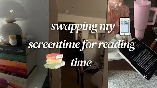 attempting to swap my screentime for reading time *spoiler alert I failed*