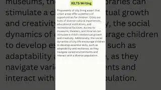 ELTS Writing Task 2: Child Development in Urban vs. Rural Settings