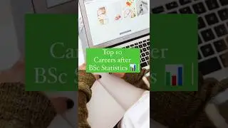 TOP 10 CAREERS AFTER BSc STATISTICS 📊 #shortsfeed #ytshorts