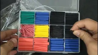 Unboxing Amazon Heat Shrinkable Tubing Insulation Assorted 560 pcs
