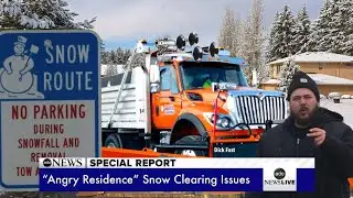 Snowplow Operator&rsquo;s Rude Awakening (News Report)