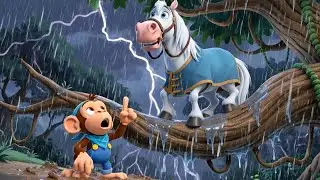 Baby Monkey Climbed Into A Storm To Save A Horse And It Changed Everything