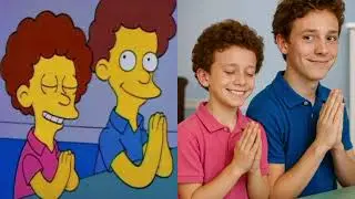 The Simpsons Characters in Real Life | AI Cartoon to Human Transformation | ToonHumanize