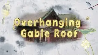 Traditional Chinese Overhanging Gable Roofs & Timeless Roof Tiles
