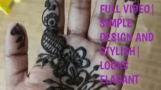full video |  styling design| left hand design @Thrishvanthsartbook