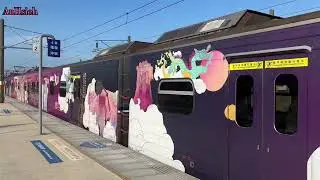 🔥20230916 2512次 區間車 白沙屯媽祖彩繪2.0 白沙屯拱天宮建廟160週年限定🤩😍😎終於拍到了🥳💜❤️🧡💛