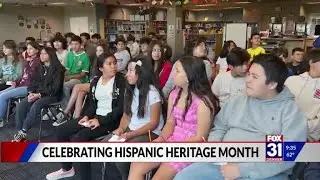 FOX31's Greg Nieto visits Castle Rock students