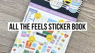 NEW 2020 Fall Release - Happy Planner All the Feels Sticker Book Flip Through
