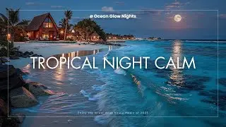 Moonlit Tropical Island Escape - Deep Ocean Chill Playlist for Ultimate Serenity Vibes Always