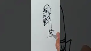 Cartoon reporter Drawing #shots