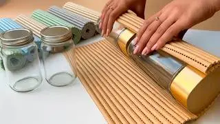 BEAUTIFUL!😍 GENIUS IDEAS FROM BATH MAT AND REGULAR CANS!🤩 DIY HOME DECOR FROM TRASH!