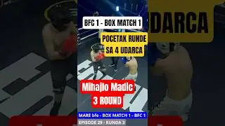 BFC 1 BOX MATCH 1 - Mihajlo Madic 3 ROUND EP:29 #trending #shorts #boxing #funny #shortvideo #gaming