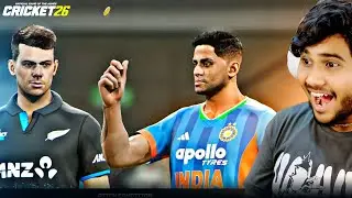 IND VS NZ T20 Match 1 In CRICKET 26 😍 | Full Gameplay #shorts#shortslive