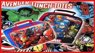 Marvel Universe Comics Avengers Captain America Dual Compartment Insulated Lunch Box