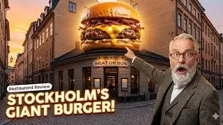 The BEST Burger in Sweden? 🇸🇪 Meat on Bun Review! (Hidden Gem Found) #youtube #foodblogger