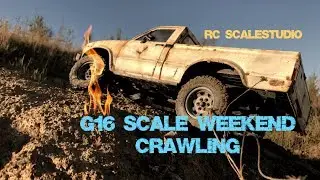 Rcscalestudio 4x4 G16scale weekend with rc4wd Toyotas and Jeep