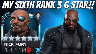 6 Star Rank 3 NICK FURY Rank Up & Gameplay - 13+ ENDGAME BOSSES!!! ULTIMATE SHOWCASE!!!