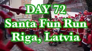 Exploring Magical European Christmas Markets // Riga Latvia Santa Fun Run