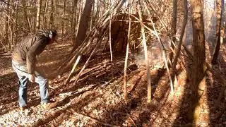 Bushcraft and Fire in Wikiup Part 2