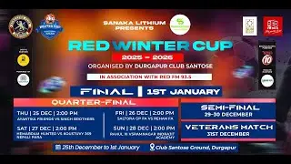 RED WINTER CUP 2025 FOOTBALL TOURNAMENT || 3RD DAY || HEMBRAM HUNTER vs KOUSTUVY 369