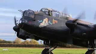Avro Lancaster 'Just Jane'  NX611 early evening taxi run