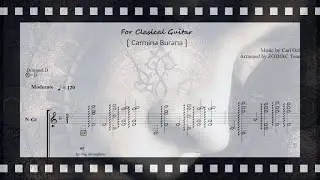 O Fortuna(오 운명의 여신이여) - Classical Guitar TAB (PDF) | Carmina Burana / Carl Orff